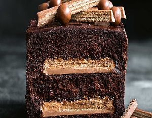 Chocolate Kitkat Cake Recipe