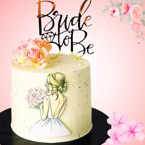 classic-vanilla-cake-bridal-cake-decorating ideas